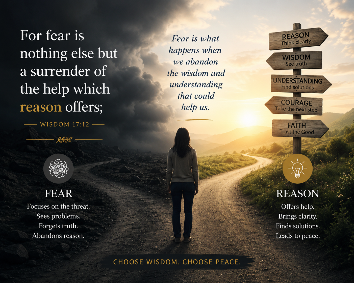 When Fear Silences Reason: Finding Wisdom in the Midst of Anxiety